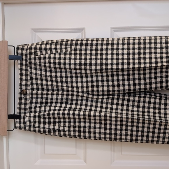 Sézane Martin Trousers - Ecru Gingham - Picture 5 of 8